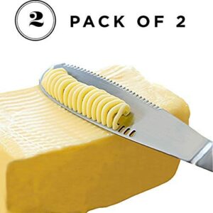 Talisman Designs Peanut Butter & Jam Scraper Spreader | 2-in-1 PB&J  Spreader | 2 Sided to Mix, Spread & Scrape | Dishwasher Safe | Spreader  Knife 